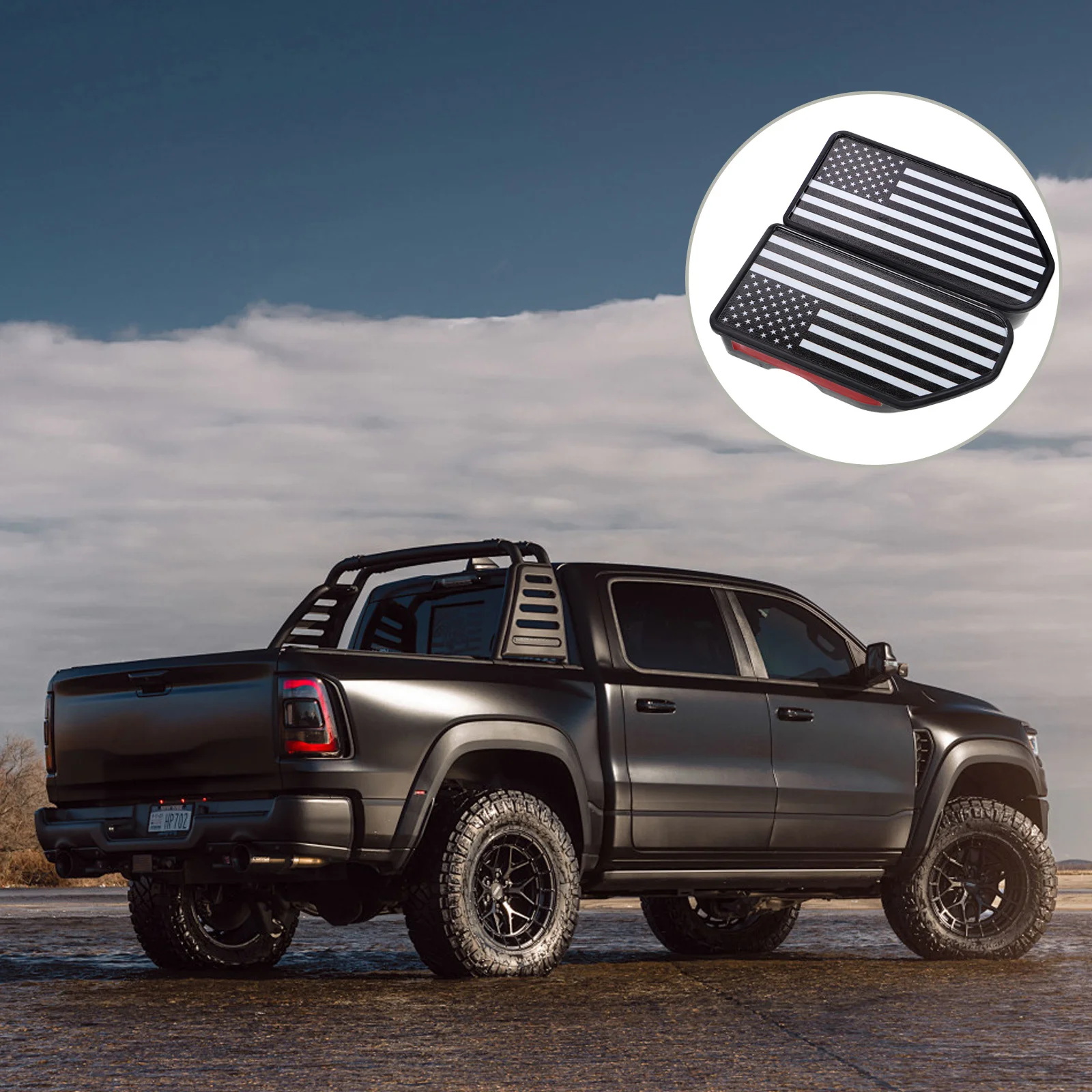 2pcs Rail Stake Pocket Covers Flag Design Dust Rain Protection For Truck Bed Accessories Compatible With Silverado
2pcs Rail Stake Pocket Covers Flag Design Dust Rain Protection For Truck Bed Accessories Compatible With Silverado