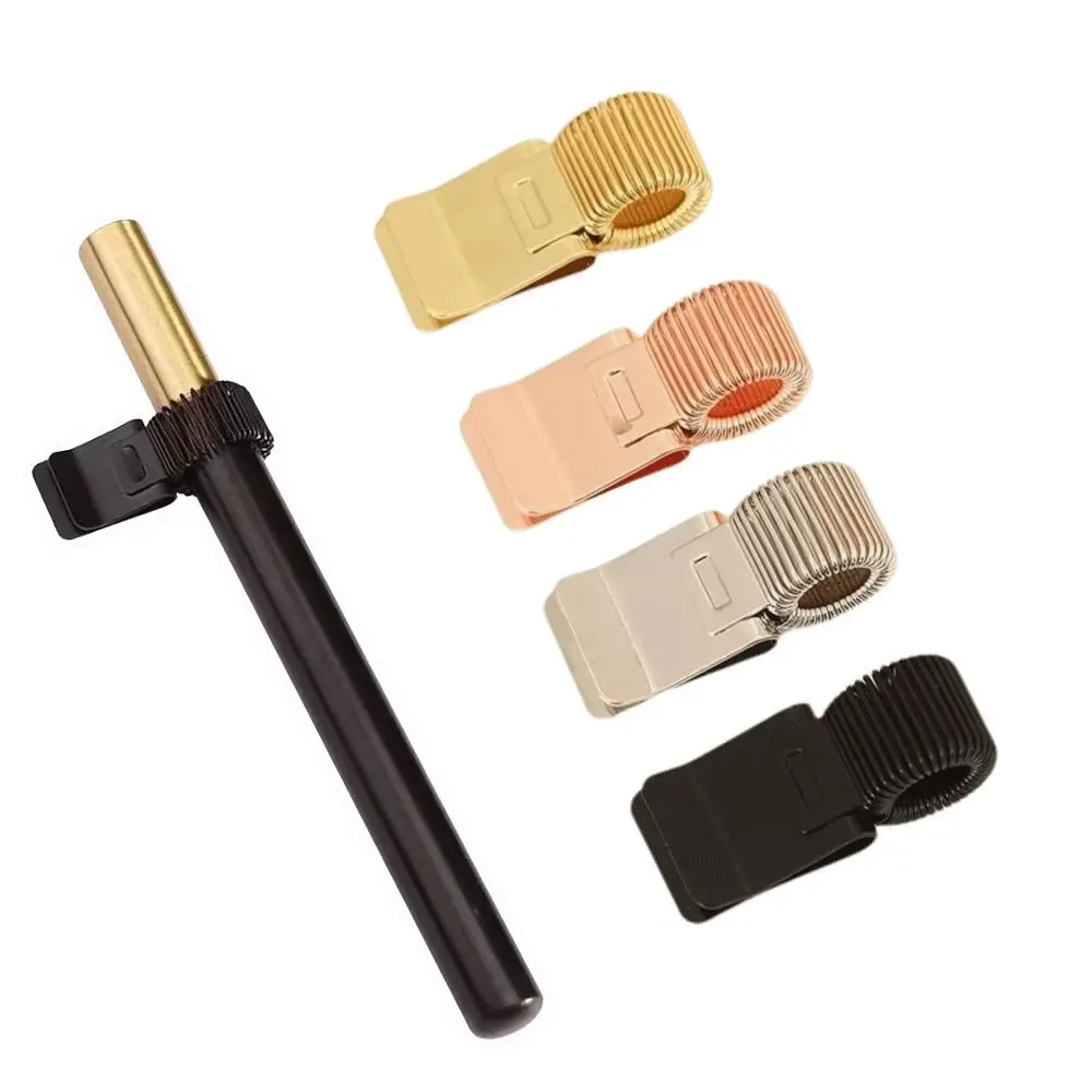 Metal Pen Loop Holder Anti-lost Fixed Stationery Spring Pen Clip Secure Grip Multi-functional Metal Pen Holder
Metal Pen Loop Holder Anti-lost Fixed Stationery Spring Pen Clip Secure Grip Multi-functional Metal Pen Holder