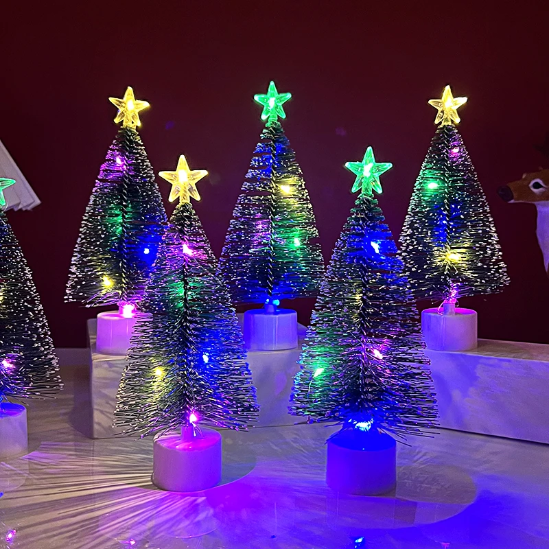 Mini Artificial Christmas Green Cedar Christmas Trees LED Light Home Decor Electronic Candles Kid Gifts New Year Party Ornaments
Mini Artificial Christmas Green Cedar Christmas Trees LED Light Home Decor Electronic Candles Kid Gifts New Year Party Ornaments