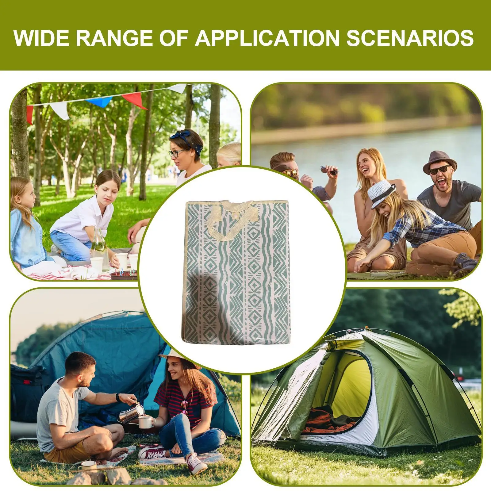 Picnic Blanket 38x43In Large Waterproof Sandproof 2 In 1 Portable Folding Picnic Mat Tote Bag For Garden Yard Park Lawn Beach
Picnic Blanket 38x43In Large Waterproof Sandproof 2 In 1 Portable Folding Picnic Mat Tote Bag For Garden Yard Park Lawn Beach