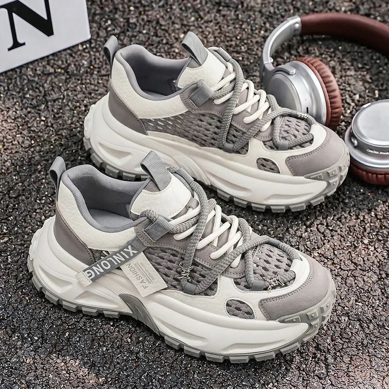 Men's Casual Breathable Shoes 2026 New Style Summer Season Versatile Thick Bottom Sports Sneakers Comfortable All-Match Footwea
Men's Casual Breathable Shoes 2026 New Style Summer Season Versatile Thick Bottom Sports Sneakers Comfortable All-Match Footwea