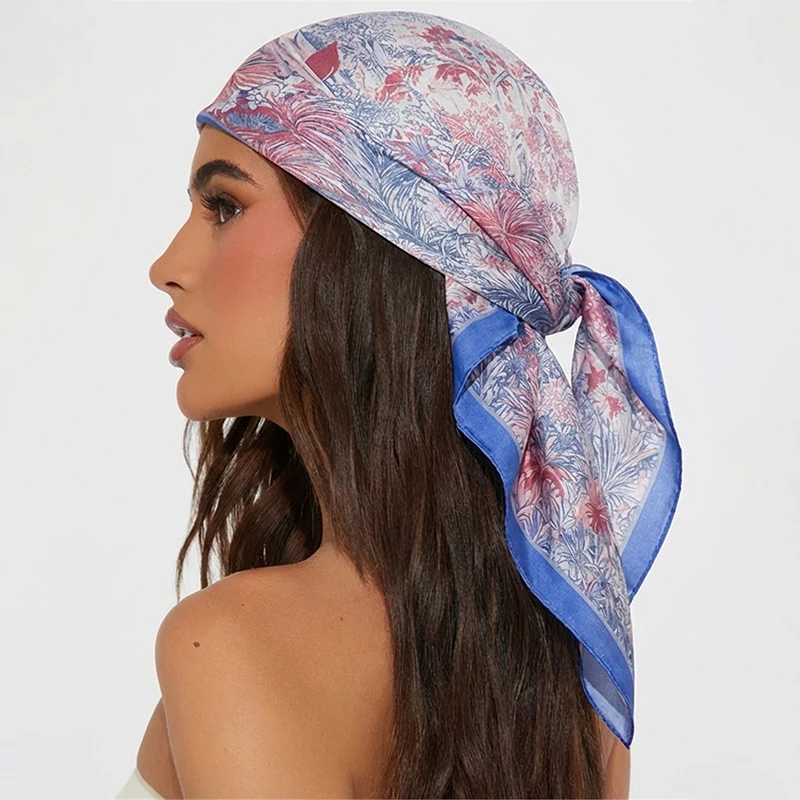 Luxury Brand Neckerchief Female Square Scarf for Women Silk Feeling Shawl Satin Hijab Fashion Wraps Hair Bands Ribbon Headband
Luxury Brand Neckerchief Female Square Scarf for Women Silk Feeling Shawl Satin Hijab Fashion Wraps Hair Bands Ribbon Headband