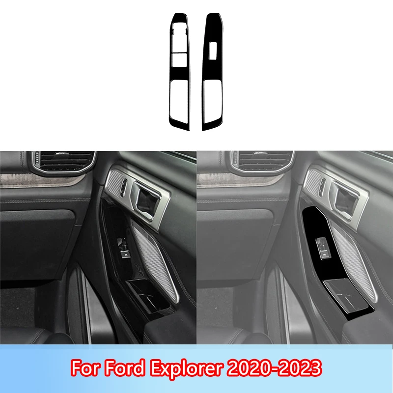 Front Door Lift Switch Panel Frame Brand New ABS Gloss Black Stickers For Ford Explorer 2020-2023 Car Interior Accessories
Front Door Lift Switch Panel Frame Brand New ABS Gloss Black Stickers For Ford Explorer 2020-2023 Car Interior Accessories