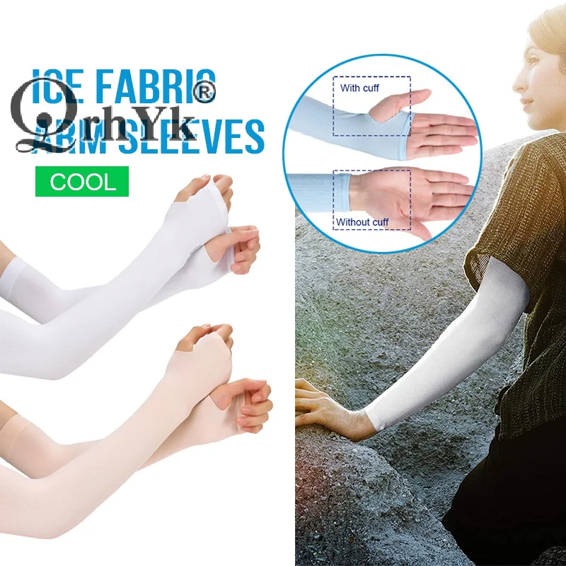 Summer Ice Silk Long Sleeves Anti-Sunburn Arm Cover Men Women Cuff New Cool Hand Sleeves Anti-UV Cycling Arm Sleeve Fingerless
Summer Ice Silk Long Sleeves Anti-Sunburn Arm Cover Men Women Cuff New Cool Hand Sleeves Anti-UV Cycling Arm Sleeve Fingerless