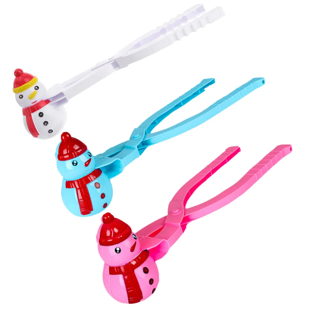 3pcs Snowball Maker Creative Snowman Shape NonSlip Handle Winter Toys Sand Mud Kids Fun 
3pcs Snowball Maker Creative Snowman Shape NonSlip Handle Winter Toys Sand Mud Kids Fun