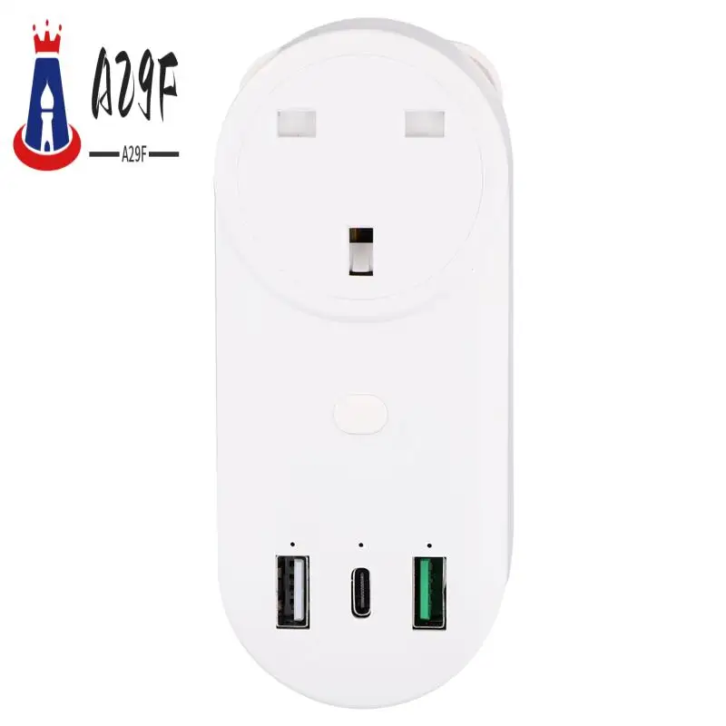 A29F-Smart Розетка Wi-Fi, 16 А, 2 отверстия, розетки USB + Type-C, 65 Вт, пульт дистанционного управления, совместимый с Alexa
A29F-Smart Розетка Wi-Fi, 16 А, 2 отверстия, розетки USB + Type-C, 65 Вт, пульт дистанционного управления, совместимый с Alexa