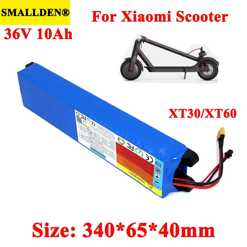 SMALLDEN 36V 10Ah 18650 lithium battery pack For Xiaomi M365 Foldable Smart Electric Scooter Mi Light Skateboard Power Supply
SMALLDEN 36V 10Ah 18650 lithium battery pack For Xiaomi M365 Foldable Smart Electric Scooter Mi Light Skateboard Power Supply
