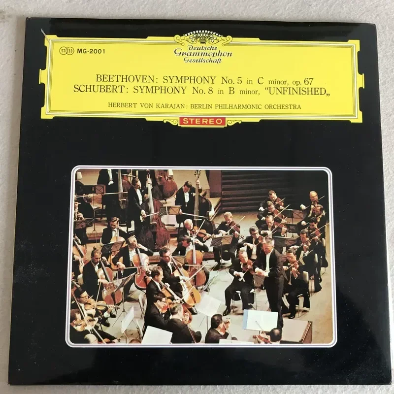 Schubert Symphony No 8 Beethoven Symphony No 5 Karajan Conducting LP Vinyl Record for Audiophile Collection
Schubert Symphony No 8 Beethoven Symphony No 5 Karajan Conducting LP Vinyl Record for Audiophile Collection