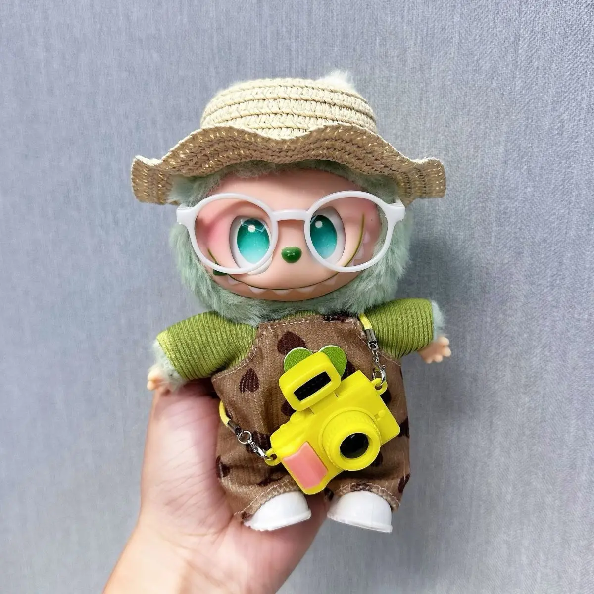 17cm Labubu Doll Summer Outfit Straw Hat Headphones Glasses Shoes Set for 1.0 2.0 3.0 Generation Vinyl Figure Changeable
17cm Labubu Doll Summer Outfit Straw Hat Headphones Glasses Shoes Set for 1.0 2.0 3.0 Generation Vinyl Figure Changeable