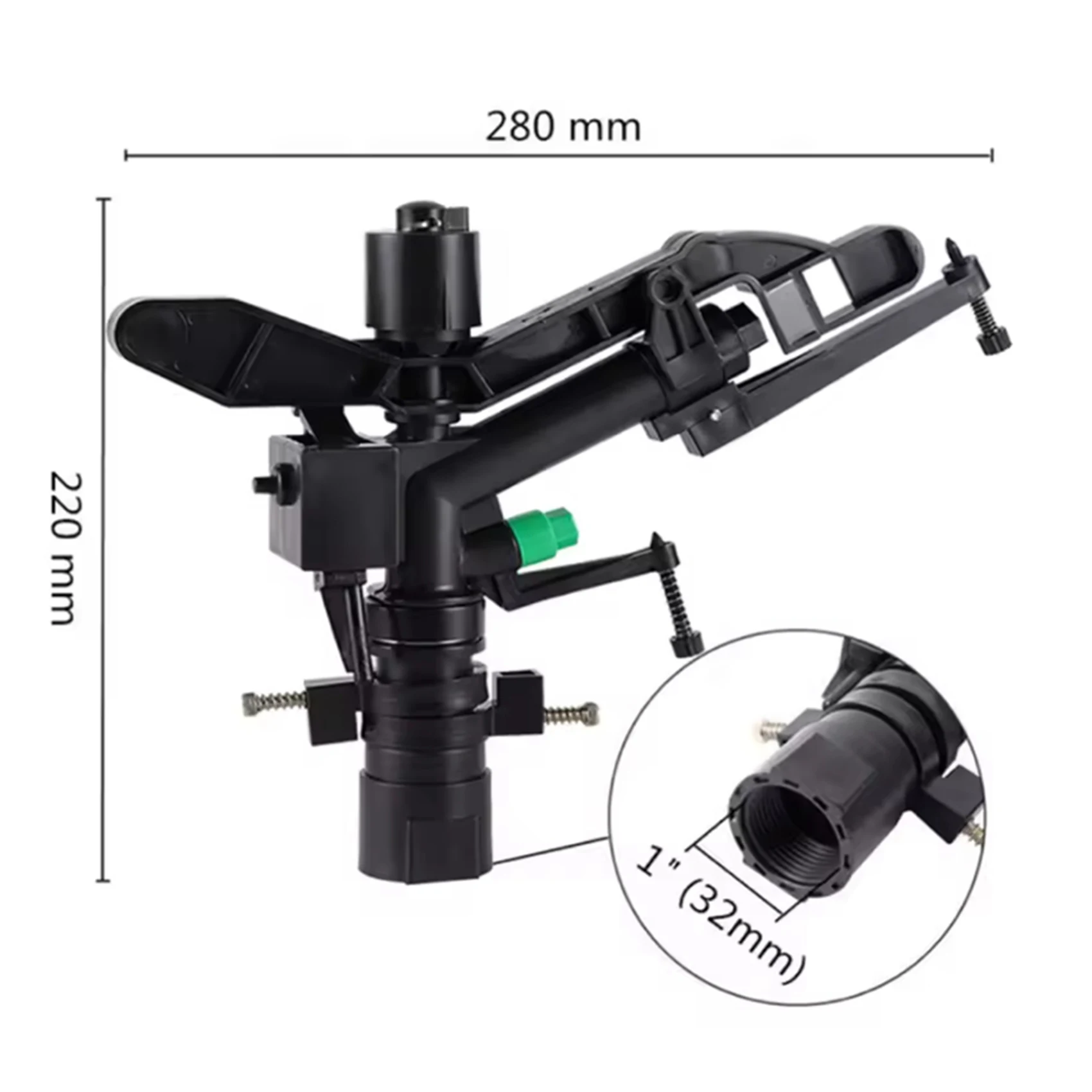 【Электронные аксессуары】4 шт., 1-дюймовые пластиковые фитинги с внутренней резьбой, 360° ° Длинный роторный дождеватель для полива садов, ферм, оранжерей и теплиц
【Электронные аксессуары】4 шт., 1-дюймовые пластиковые фитинги с внутренней резьбой, 360° ° Длинный роторный дождеватель для полива садов, ферм, оранжерей и теплиц