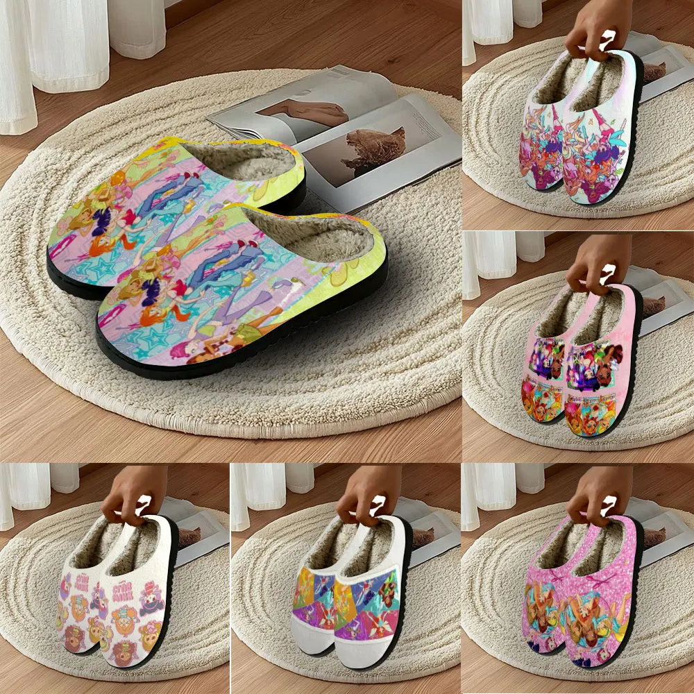 Popular Cartoon W-Winxs Club Home Cotton Custom Slippers Mens Womens Sandals Camouflage Plush Bedroom Casual Keep Warm Slipper
Popular Cartoon W-Winxs Club Home Cotton Custom Slippers Mens Womens Sandals Camouflage Plush Bedroom Casual Keep Warm Slipper