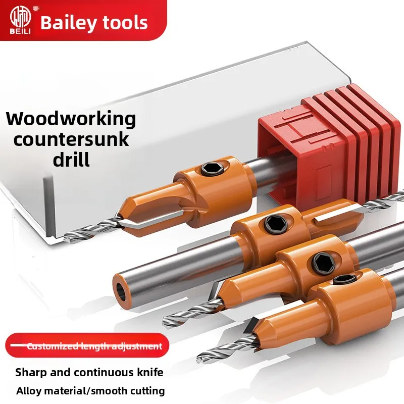 Counterbore taper hole screw mounting drill bit ladder drill self tapping screw taper salad drill alloy countersunk carpentry
Counterbore taper hole screw mounting drill bit ladder drill self tapping screw taper salad drill alloy countersunk carpentry