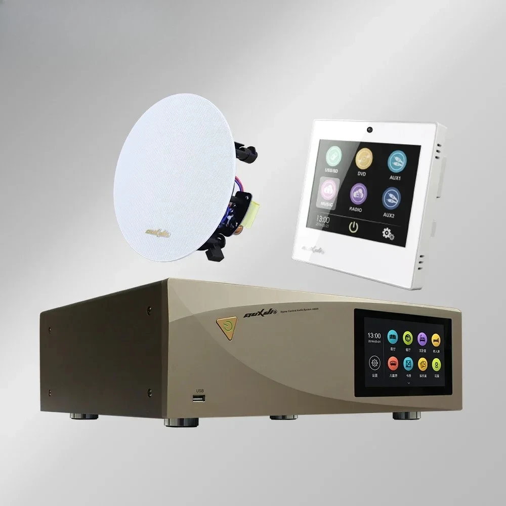 Smart Home Hifi Audio System with Wifi Speaker Music Control Host Hifi Amplifier for Karaoke
Smart Home Hifi Audio System with Wifi Speaker Music Control Host Hifi Amplifier for Karaoke