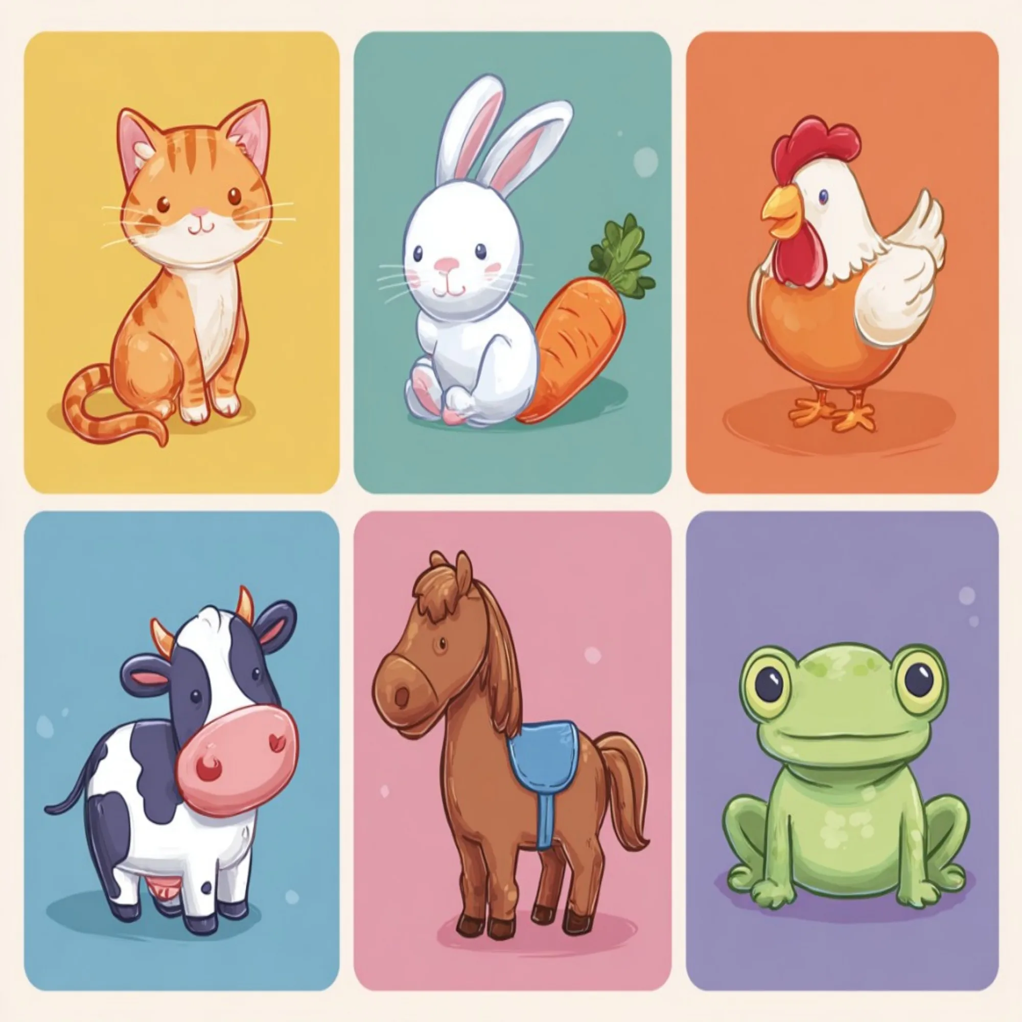 6 groups of paintings Cute rural animals Painting By Numbers Kit DIY Acrylic Artwork Canvas Art Gift Home
6 groups of paintings Cute rural animals Painting By Numbers Kit DIY Acrylic Artwork Canvas Art Gift Home