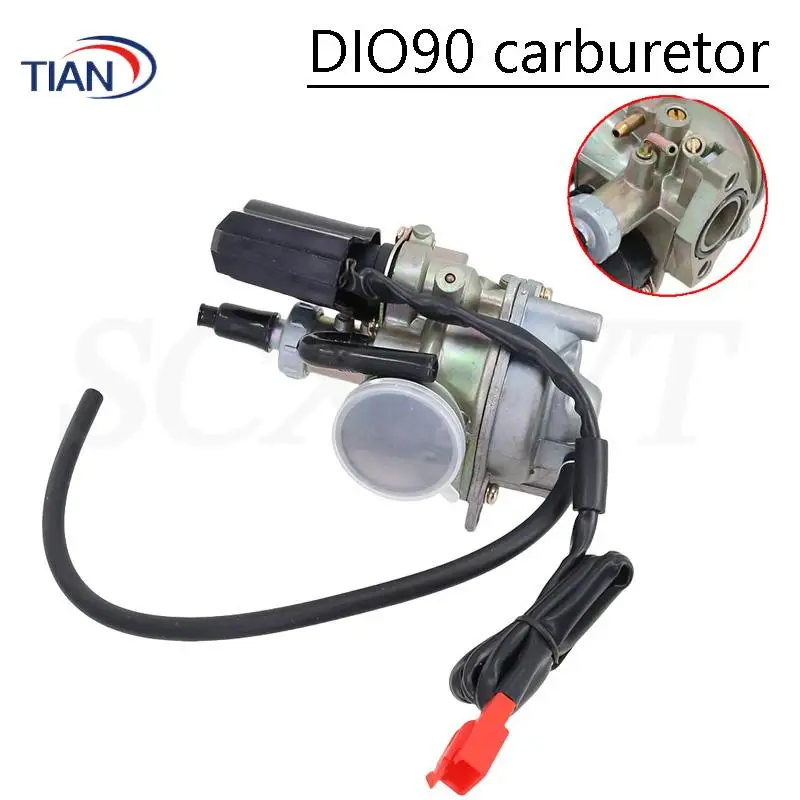 Suitable for DIO90 carburetor 19mm 2-stroke enginebicycle racing ATV
Suitable for DIO90 carburetor 19mm 2-stroke enginebicycle racing ATV