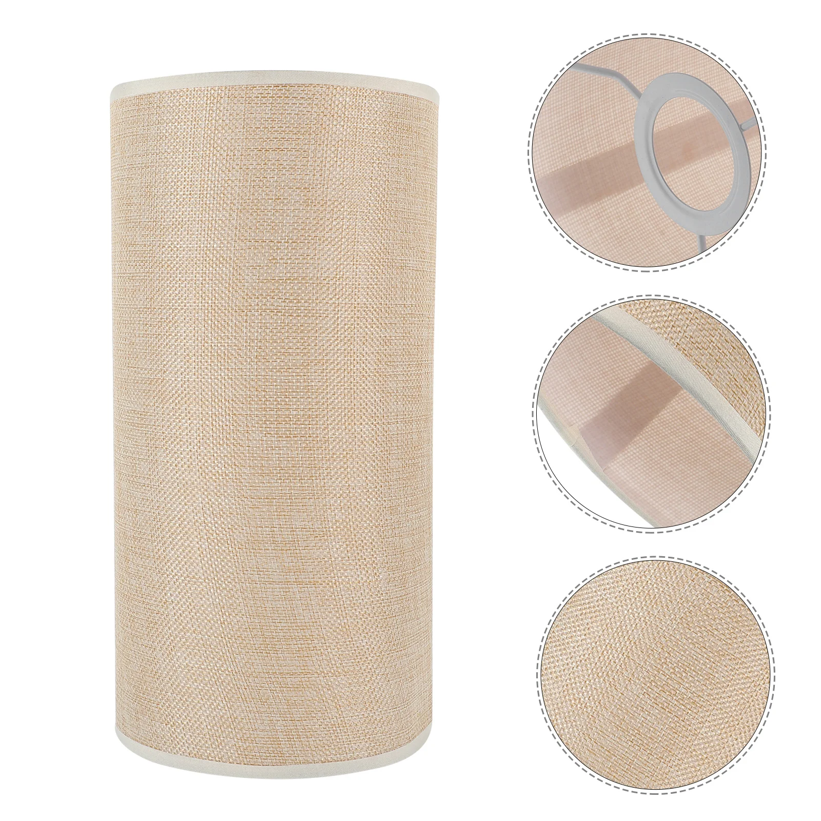 Retro Style Linen Drum Lampshade Covers Replacement For Wall Floor Desk Lights Natural Cloth Cylinder Shades Durable Light
Retro Style Linen Drum Lampshade Covers Replacement For Wall Floor Desk Lights Natural Cloth Cylinder Shades Durable Light