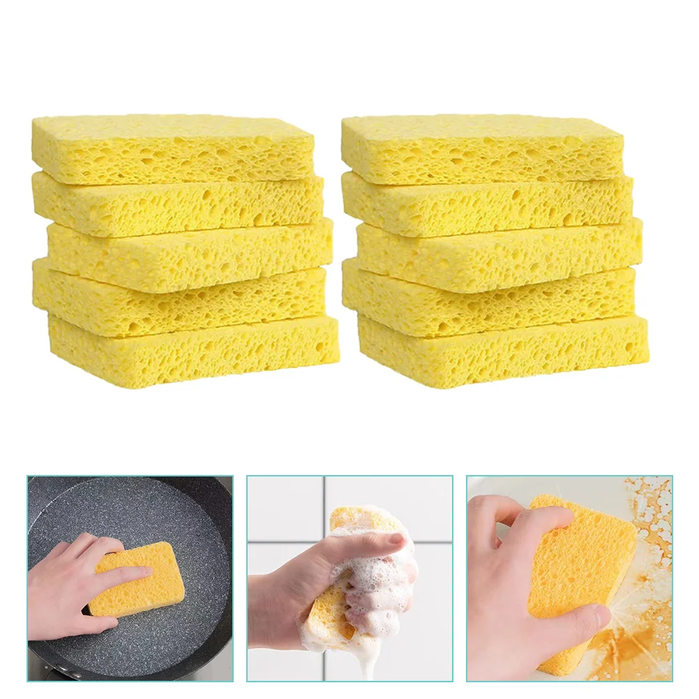10pcs Kitchen Sponges Wood Pulp Dish Cleaning Sponge Tableware Scrubber Dishes Cleaner Sponges For Dishes Durable Strong
10pcs Kitchen Sponges Wood Pulp Dish Cleaning Sponge Tableware Scrubber Dishes Cleaner Sponges For Dishes Durable Strong
