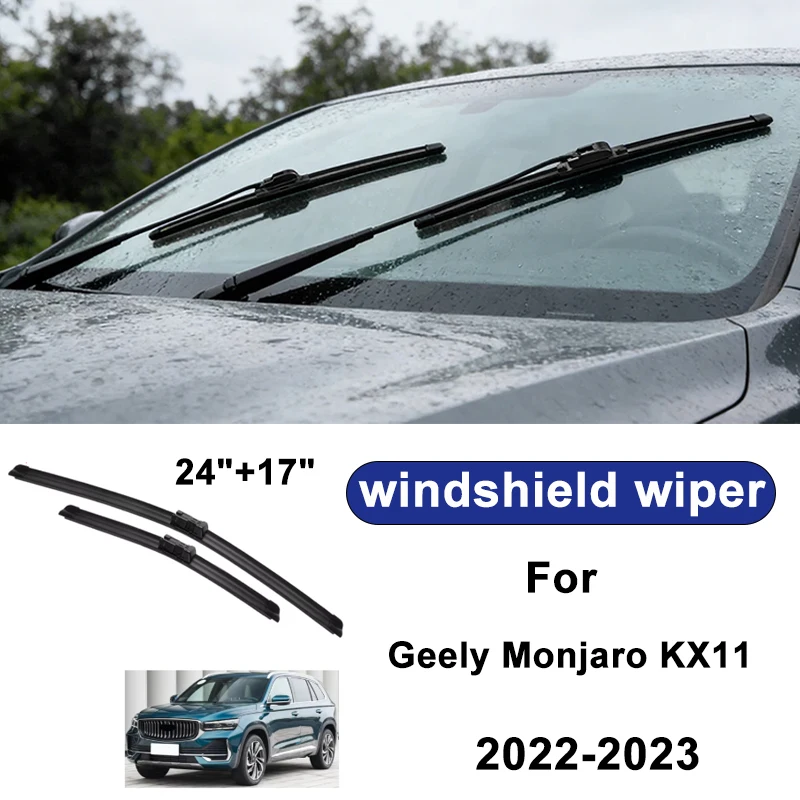 For Geely Monjaro KX11 2022-2023 car windshield front/rear wipers, silent wiper blades,car blade brush accessories
For Geely Monjaro KX11 2022-2023 car windshield front/rear wipers, silent wiper blades,car blade brush accessories