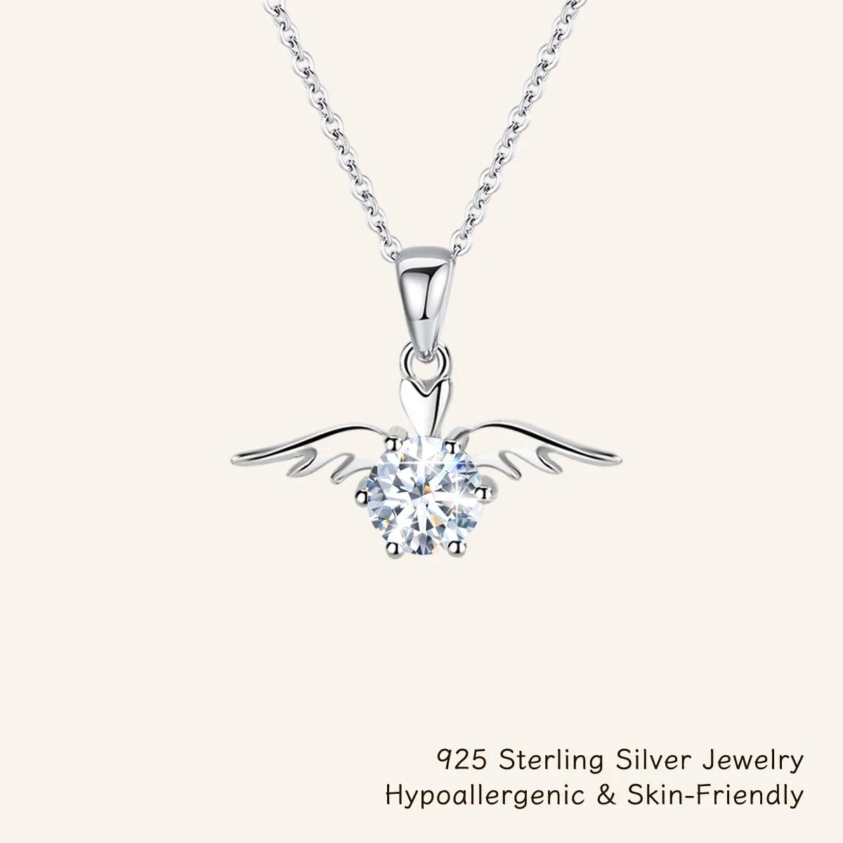 Изящное колье-подвеска из стерлингового серебра 925 пробы с муассанитом 1 карат в форме ангельских крыльев, с шестью крапанами, сертификат GRA, для повседневной носки, подарок для нее
Изящное колье-подвеска из стерлингового серебра 925 пробы с муассанитом 1 карат в форме ангельских крыльев, с шестью крапанами, сертификат GRA, для повседневной носки, подарок для нее