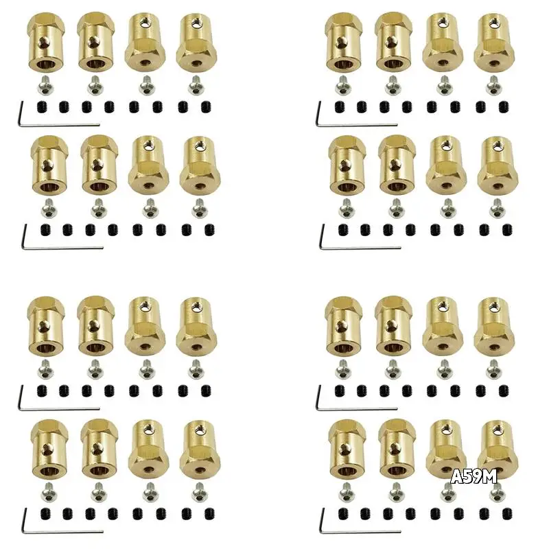 32PCS 5Mm To 12Mm Brass Combiner Wheel Hub Hex Adapter For WPL D12 C14 C24 B14 B24 B16 B36 MN D90 MN99S RC Car Parts
32PCS 5Mm To 12Mm Brass Combiner Wheel Hub Hex Adapter For WPL D12 C14 C24 B14 B24 B16 B36 MN D90 MN99S RC Car Parts