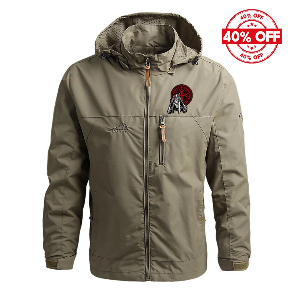 2025 Spring Autumn Knights Templar Pattern Printed Popular Detachable Hooded Jacket Men's Windproof Waterproof Windbreaker Coats
2025 Spring Autumn Knights Templar Pattern Printed Popular Detachable Hooded Jacket Men's Windproof Waterproof Windbreaker Coats