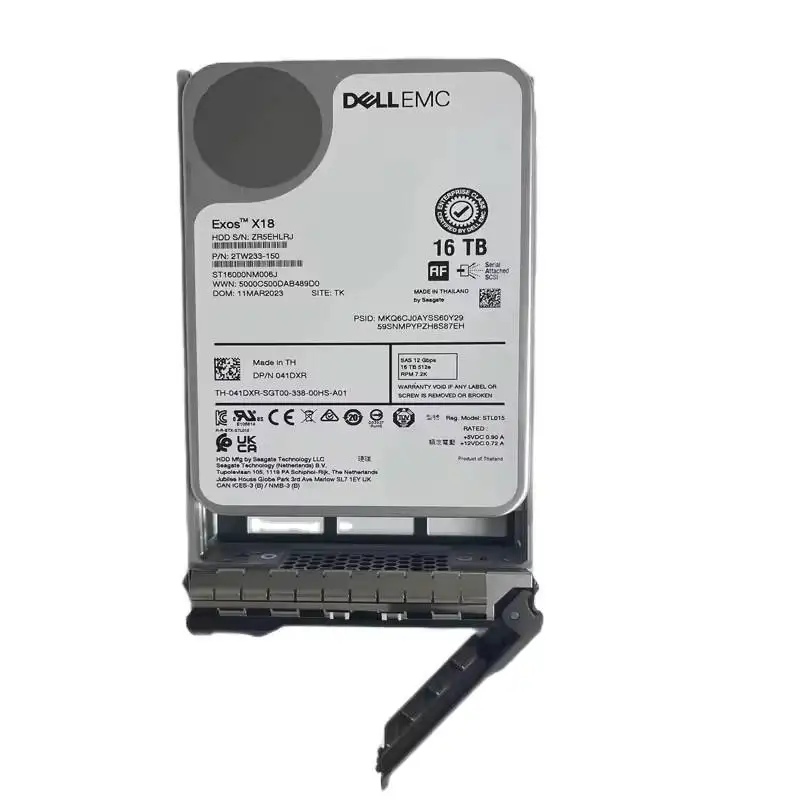 Индивидуальный Высококачественный жесткий диск 400-AJRC для Dells 16TB HDD 7,2 K RPM SAS SATA 12Gbps 512e 3.5in горячий разъем
Индивидуальный Высококачественный жесткий диск 400-AJRC для Dells 16TB HDD 7,2 K RPM SAS SATA 12Gbps 512e 3.5in горячий разъем