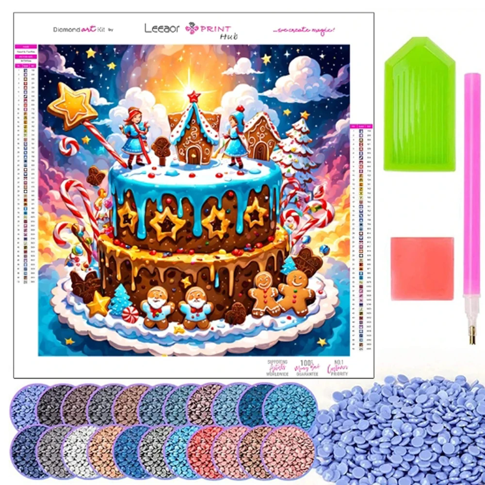 DIY Cute Gingerbread Man Cartoon Colorful Diamond Painting Mosaic Full Round Diamond Embroidery Home Decoration Birthday Gift
DIY Cute Gingerbread Man Cartoon Colorful Diamond Painting Mosaic Full Round Diamond Embroidery Home Decoration Birthday Gift