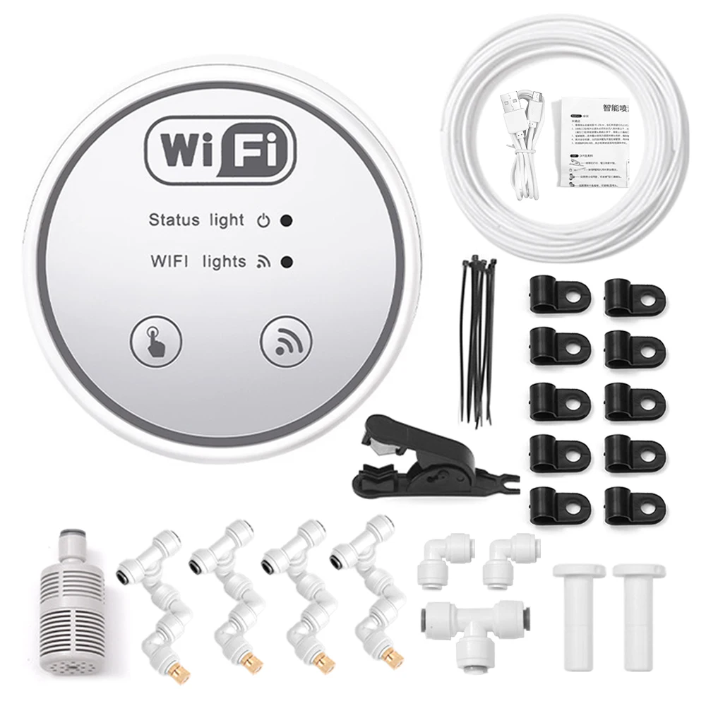 Wifi Gardening Water Timer Cellphone APP Control Garden Automatic Watering Device Balcony Intelligent Irrigation System Controll
Wifi Gardening Water Timer Cellphone APP Control Garden Automatic Watering Device Balcony Intelligent Irrigation System Controll