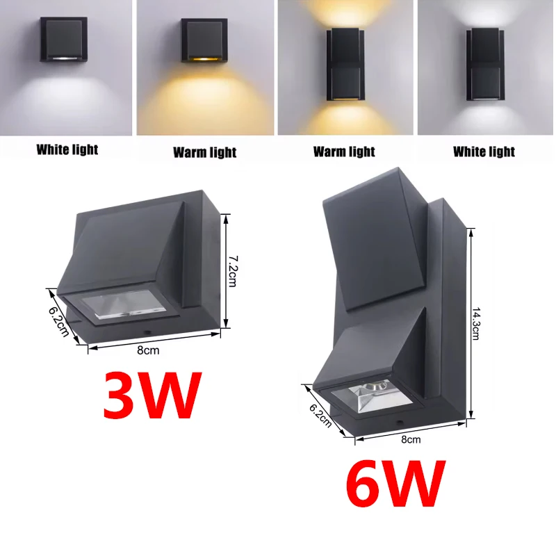 Outdoor Wall Light Waterproof IP65 3W 5W LED Wall Lamp Sconce corridor Balcony Garden Decoration Lighting Lamp AC85-265V
Outdoor Wall Light Waterproof IP65 3W 5W LED Wall Lamp Sconce corridor Balcony Garden Decoration Lighting Lamp AC85-265V