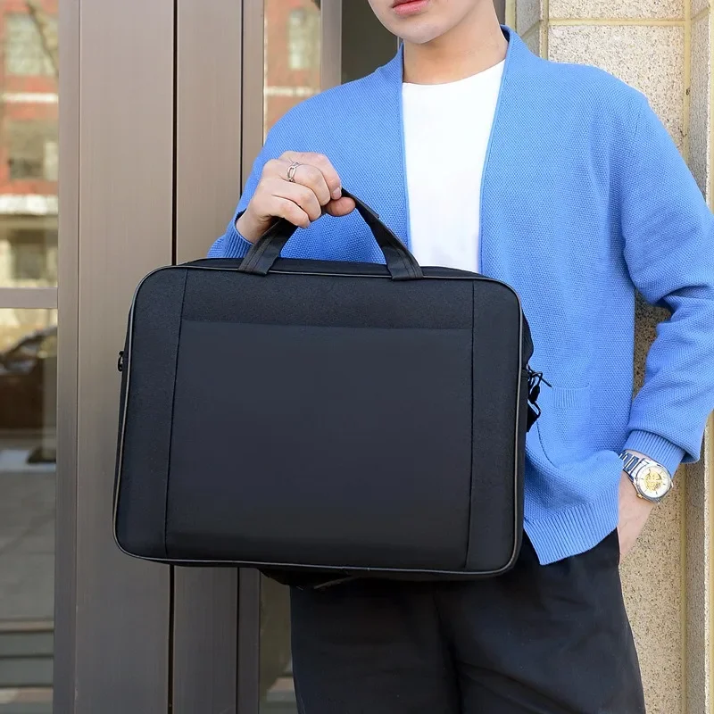 15.6 inch Black Business Laptop Bag For Macbook Pro Notebook Case Multi-function Portable Computer Cover With Detachable Strap
15.6 inch Black Business Laptop Bag For Macbook Pro Notebook Case Multi-function Portable Computer Cover With Detachable Strap