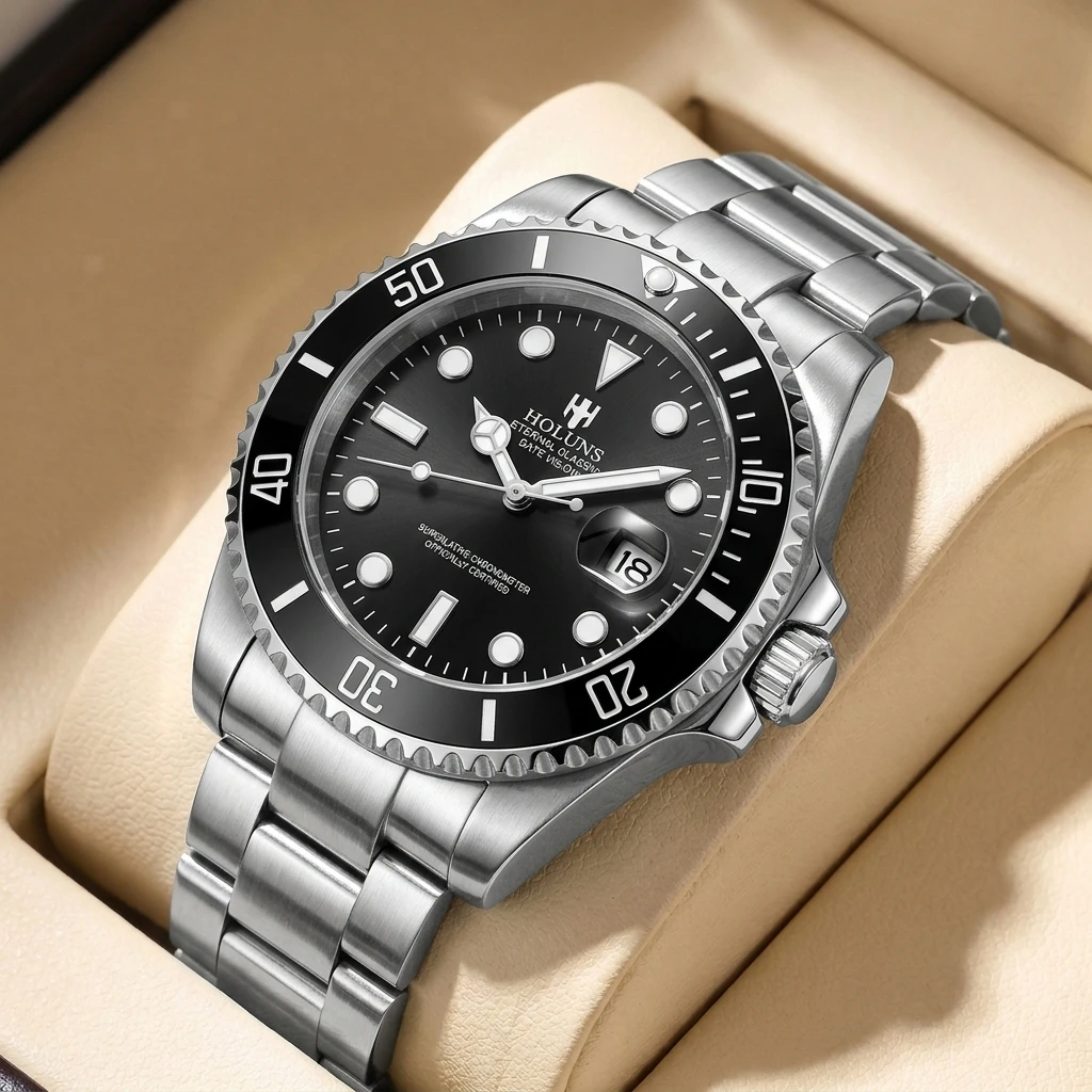 1pcs Men's Watch Silver Metal Strap Black Dial with Date Display Classic Fashion Versatile Daily Business
1pcs Men's Watch Silver Metal Strap Black Dial with Date Display Classic Fashion Versatile Daily Business