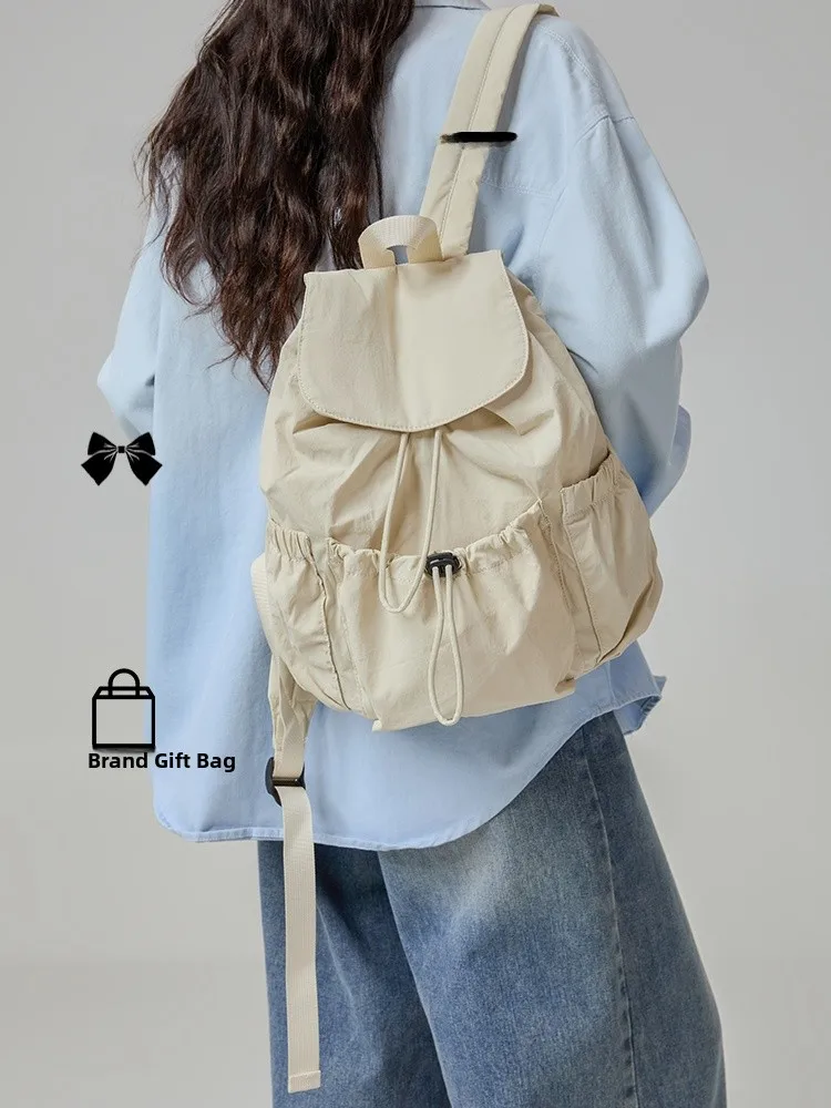 Begooer Women's Lightweight Drawstring Travel Backpack Large Capacity Fashionable Versatile Shoulder Bag Sweet College Style
Begooer Women's Lightweight Drawstring Travel Backpack Large Capacity Fashionable Versatile Shoulder Bag Sweet College Style