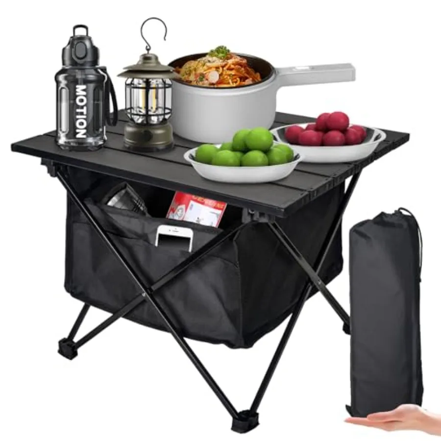 Foldable Camping Side Table, Ultralight Small Beach Aluminum, Portable Outdoor Table with Carry Bag and Storage for Picnic, Gri
Foldable Camping Side Table, Ultralight Small Beach Aluminum, Portable Outdoor Table with Carry Bag and Storage for Picnic, Gri
