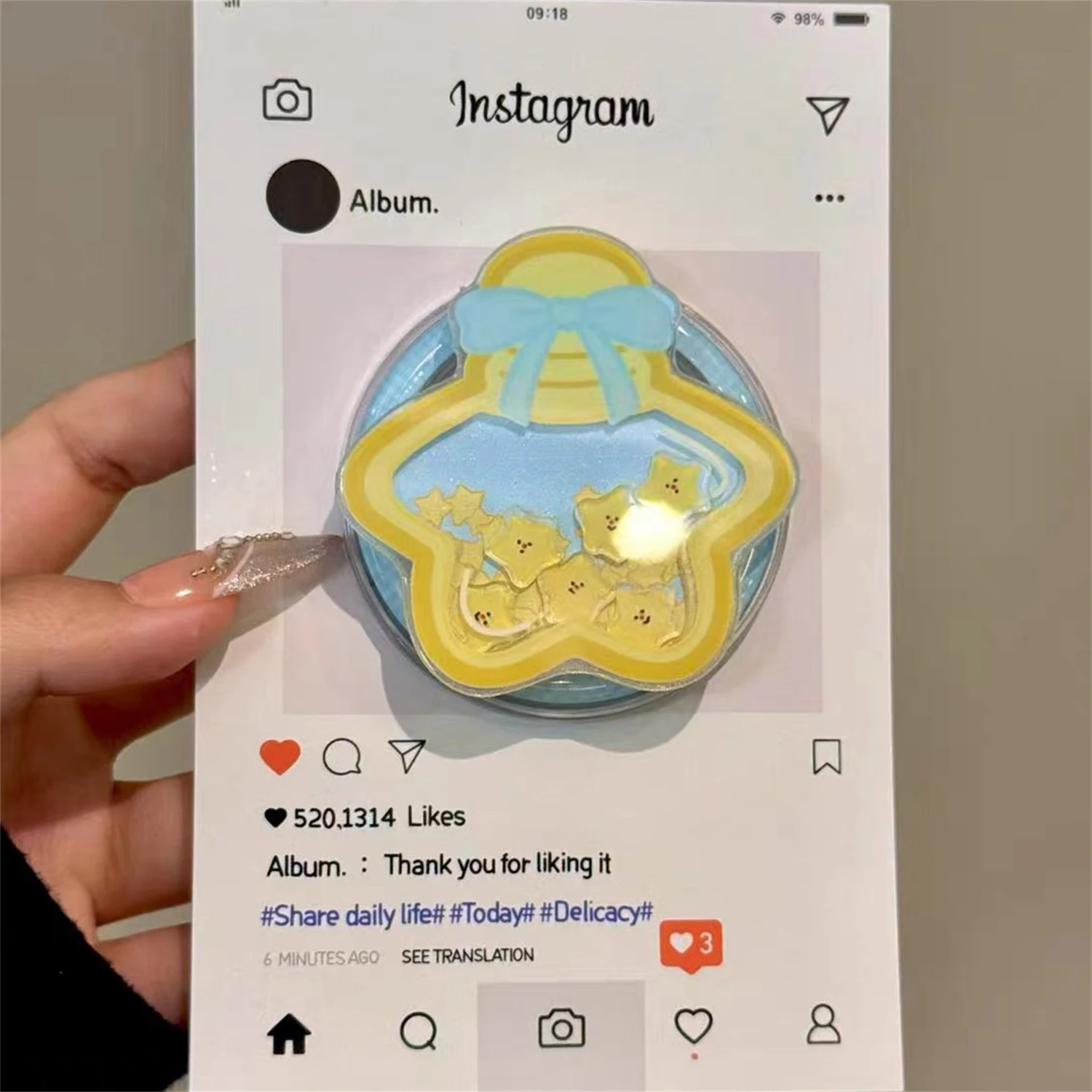 Корейская милая магнитная подставка для Magsafe Grip Tok Griptok, кронштейн, держатель для телефона, поддержка IPhone, Samsung, Pad Smart Tok
Корейская милая магнитная подставка для Magsafe Grip Tok Griptok, кронштейн, держатель для телефона, поддержка IPhone, Samsung, Pad Smart Tok