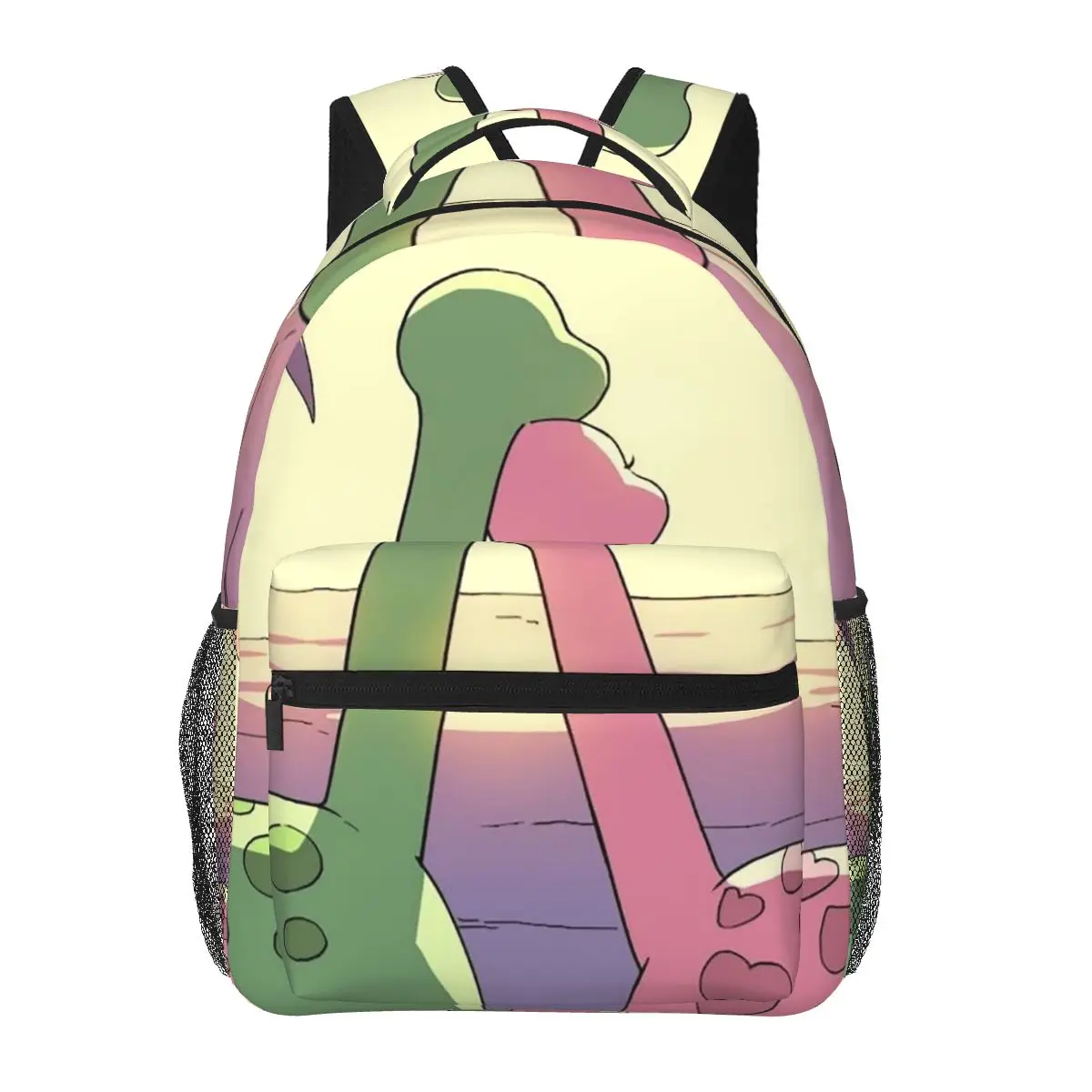 Cartoon Dinosaur Couple Watching Sunset Student Backpack School Bag Hiking Travel Daypack for Men Women Bookbag Shoulder Bags
Cartoon Dinosaur Couple Watching Sunset Student Backpack School Bag Hiking Travel Daypack for Men Women Bookbag Shoulder Bags