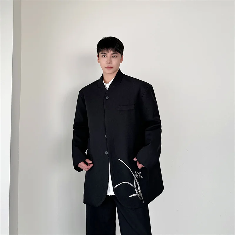 New Chinese Sle Loose Casual Men's Suit Jaet Autumn Winter New Sle Embroidered Orchid Outerwear Faionable Top
New Chinese Sle Loose Casual Men's Suit Jaet Autumn Winter New Sle Embroidered Orchid Outerwear Faionable Top