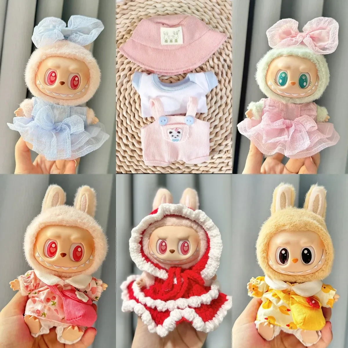 Plush Doll'S Clothes Outfit Accessories For Korea Kpop Exo Labubu V1 V2 Idol Dolls Sitting Party Fashion Skirt Clothing Gift
Plush Doll'S Clothes Outfit Accessories For Korea Kpop Exo Labubu V1 V2 Idol Dolls Sitting Party Fashion Skirt Clothing Gift