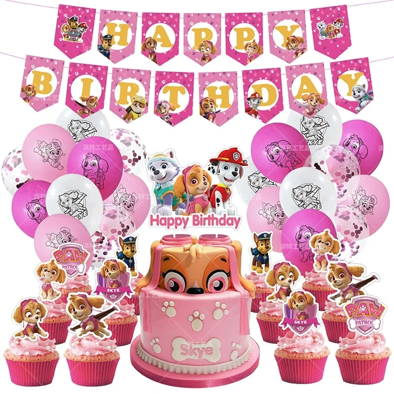 Pink atmosphere party background decoration cute dog flag balloon cake uxurious birthday themed items with inserted arrangements
Pink atmosphere party background decoration cute dog flag balloon cake uxurious birthday themed items with inserted arrangements