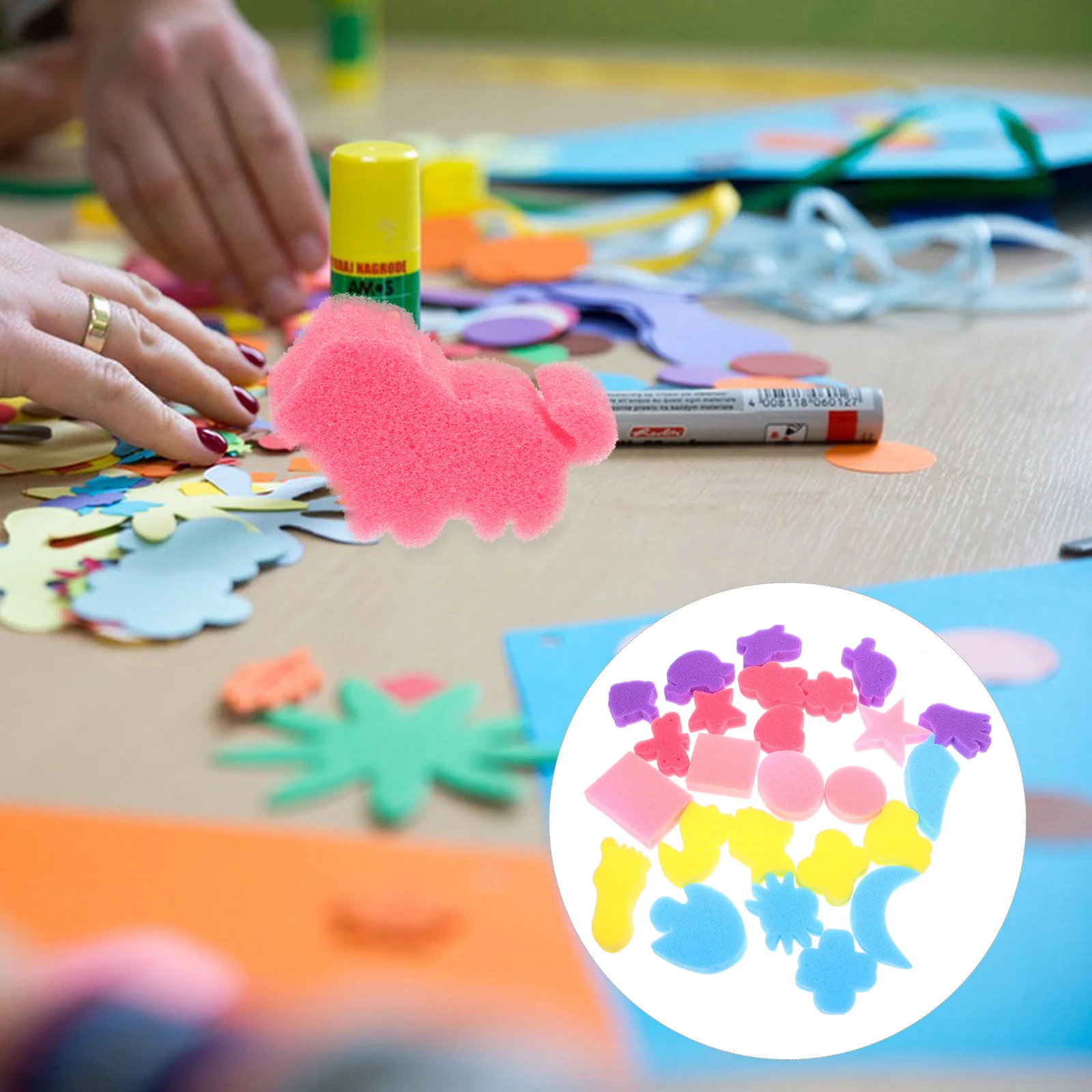 30 Pcs Sponge Sponges Painting for Kid Children Modeling Animal DIY Stamp Toddler
30 Pcs Sponge Sponges Painting for Kid Children Modeling Animal DIY Stamp Toddler