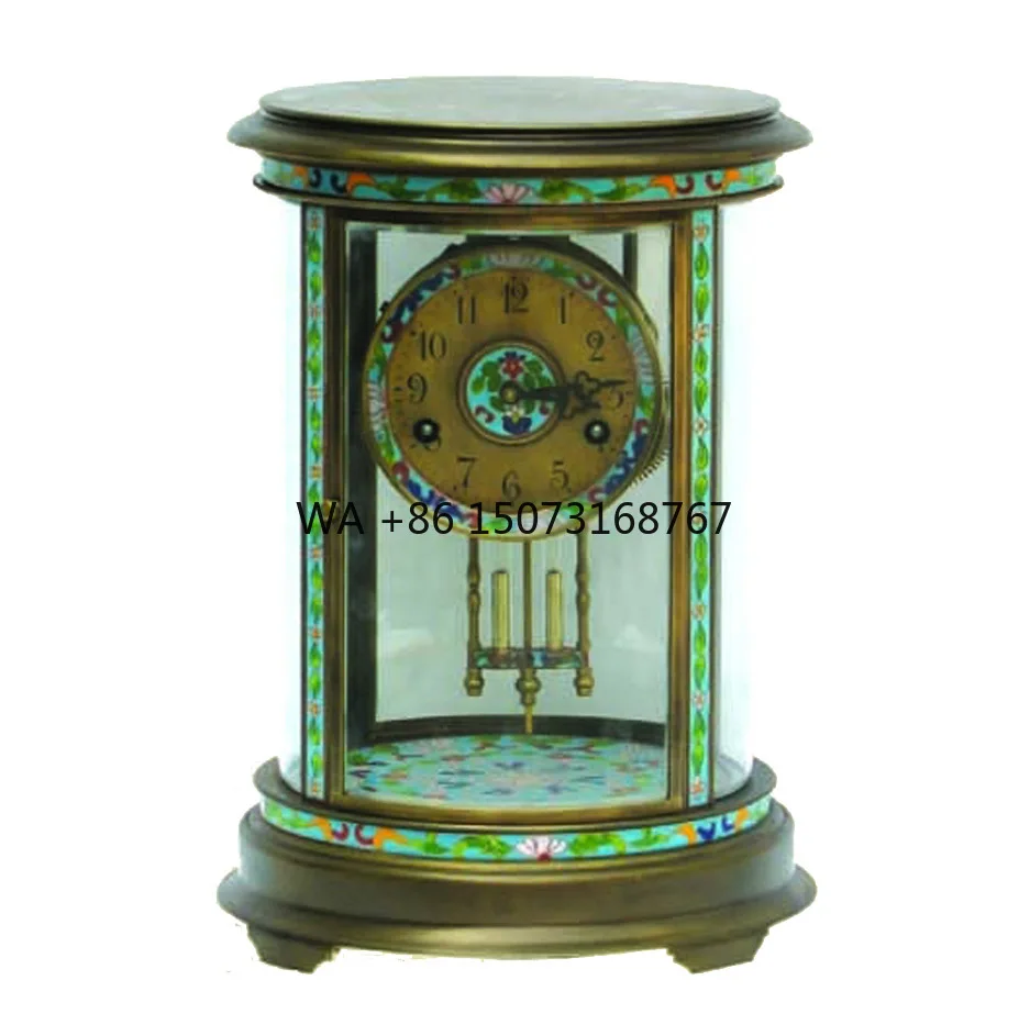 Антикварный круглый павильон в форме шампуля, эмалированная латунная пластина, циферблат, двойной ствол, маятник, 15-дневный повторитель, яркие часы
Антикварный круглый павильон в форме шампуля, эмалированная латунная пластина, циферблат, двойной ствол, маятник, 15-дневный повторитель, яркие часы