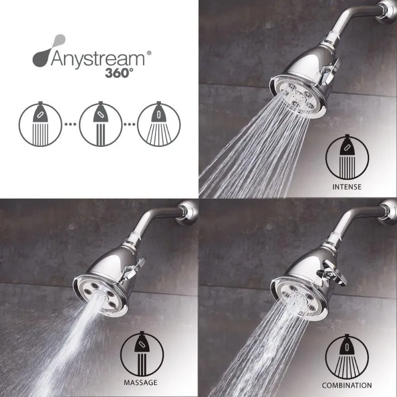 S-2005-HB-BC Hotel Anystream Регулируемая душевая насадка высокого давления 2,5 галлона в минуту, матовый хром
S-2005-HB-BC Hotel Anystream Регулируемая душевая насадка высокого давления 2,5 галлона в минуту, матовый хром