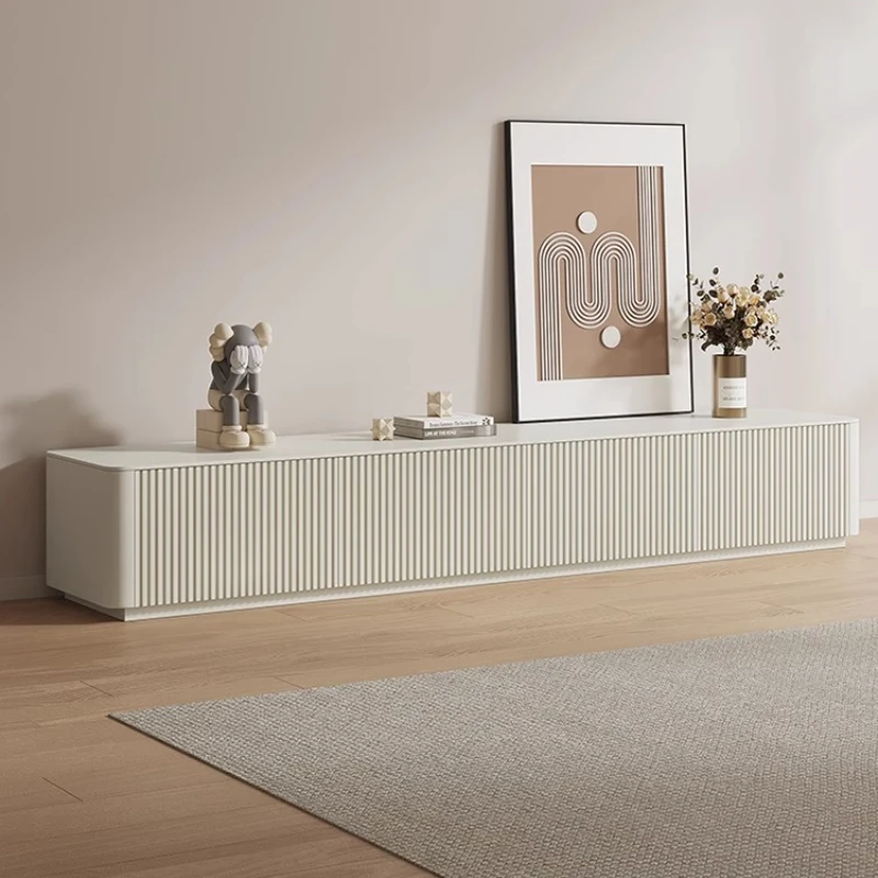 Cream wind grille rock panel TV cabinet, simple modern living room small apartment 35cm wide solid wood milk white TV cabinet
Cream wind grille rock panel TV cabinet, simple modern living room small apartment 35cm wide solid wood milk white TV cabinet