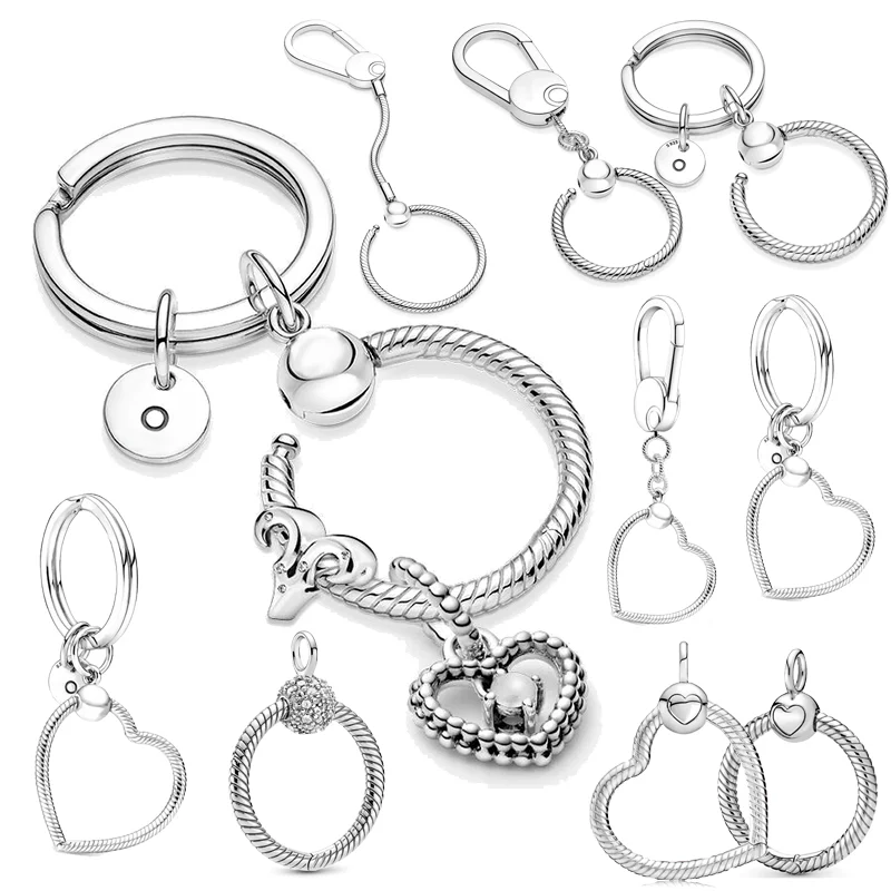 925 Sterling Silver Small Bag Charm Holder Key Ring O Heart Pendant Beads Fit Original Pandora Charms Bracelet Fine Jewelry Gift
925 Sterling Silver Small Bag Charm Holder Key Ring O Heart Pendant Beads Fit Original Pandora Charms Bracelet Fine Jewelry Gift