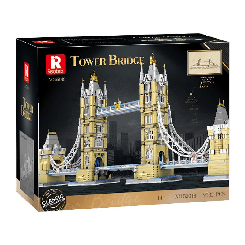 IN STOCK 55018 Twin Tower Bridges London Building Blocks Assembling Bricks Model Construction Toys for Boys Christmas Gift Set
IN STOCK 55018 Twin Tower Bridges London Building Blocks Assembling Bricks Model Construction Toys for Boys Christmas Gift Set