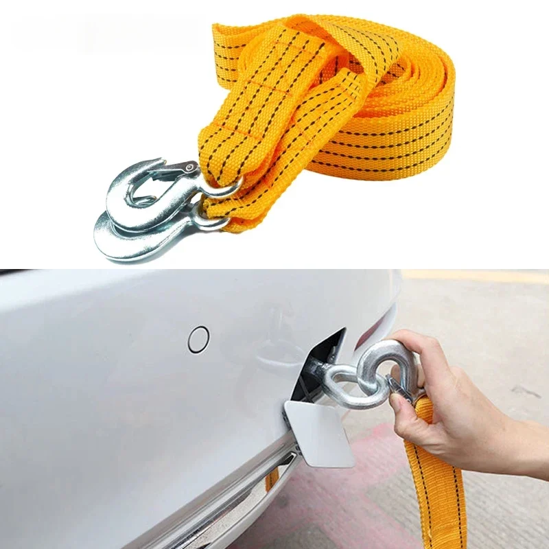 Car Tow Rope 3 Meters Thickened Strong Fluorescent Nylon Tow Rope Self-driving Emergency Tow Rope for Car
Car Tow Rope 3 Meters Thickened Strong Fluorescent Nylon Tow Rope Self-driving Emergency Tow Rope for Car