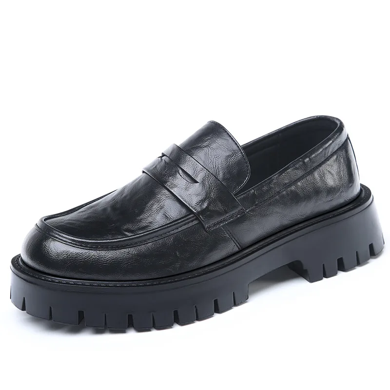 Fashion Business Dress Casual Wedding Shoes for Men Spring Autumn New Designer Increase Cow Leather Platform Shoes Man
Fashion Business Dress Casual Wedding Shoes for Men Spring Autumn New Designer Increase Cow Leather Platform Shoes Man
