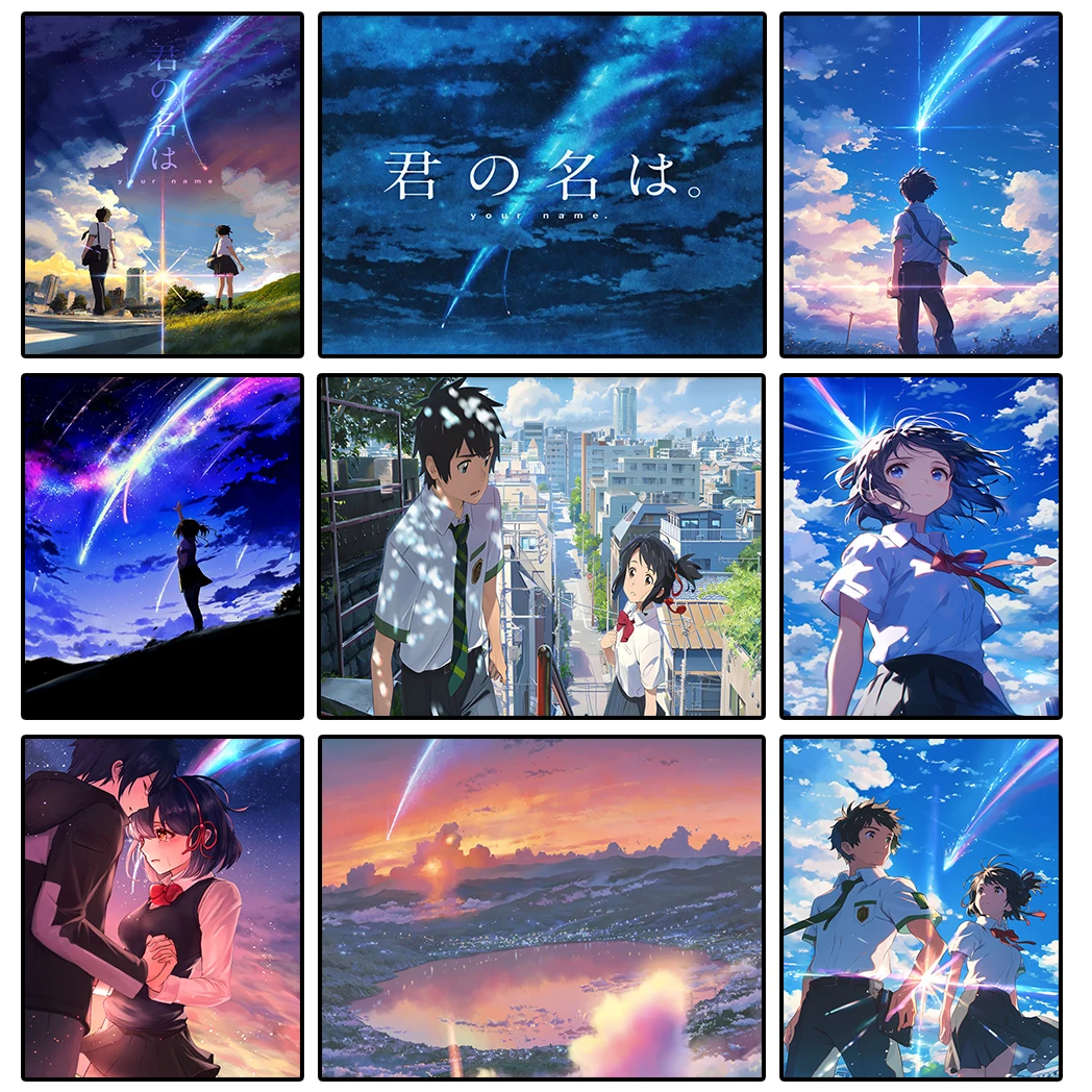 Japanese Anime Movie Wall Art Poster Your Name Mitsuba Canvas Painting Home Decor Living Room Bedroom Wall Landscaping Wallpaper 
Japanese Anime Movie Wall Art Poster Your Name Mitsuba Canvas Painting Home Decor Living Room Bedroom Wall Landscaping Wallpaper