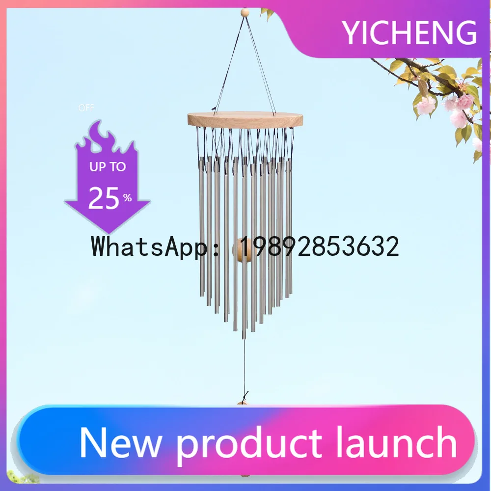ZF22 metal solid wood aluminum tube wind chime creative home decoration hanging ornament gift
ZF22 metal solid wood aluminum tube wind chime creative home decoration hanging ornament gift