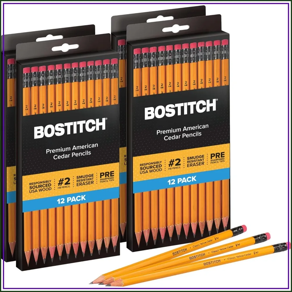 Premium #2 Pencils, American Cedar Wood, Pre-Sharpened, HB Graphite, 48-Pack
Premium #2 Pencils, American Cedar Wood, Pre-Sharpened, HB Graphite, 48-Pack