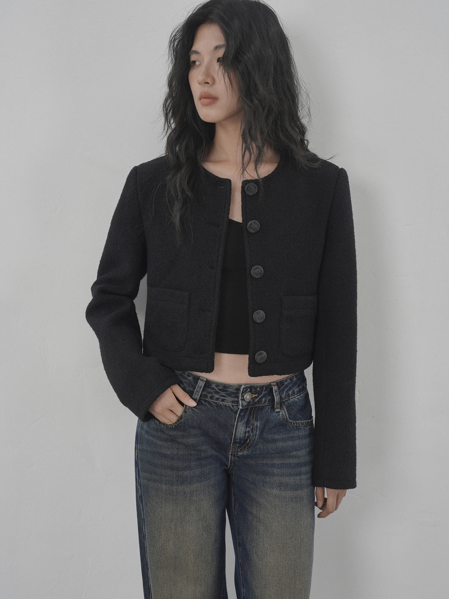 EIGHTHMONTH ort Woolen Jaet Women's Design Sensation Retro Slim Fit Top Commute Sle round Ne Long Sve Coat
EIGHTHMONTH ort Woolen Jaet Women's Design Sensation Retro Slim Fit Top Commute Sle round Ne Long Sve Coat